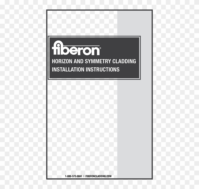 Fiberon Cladding Installation Cover - Signage Clipart #1114633