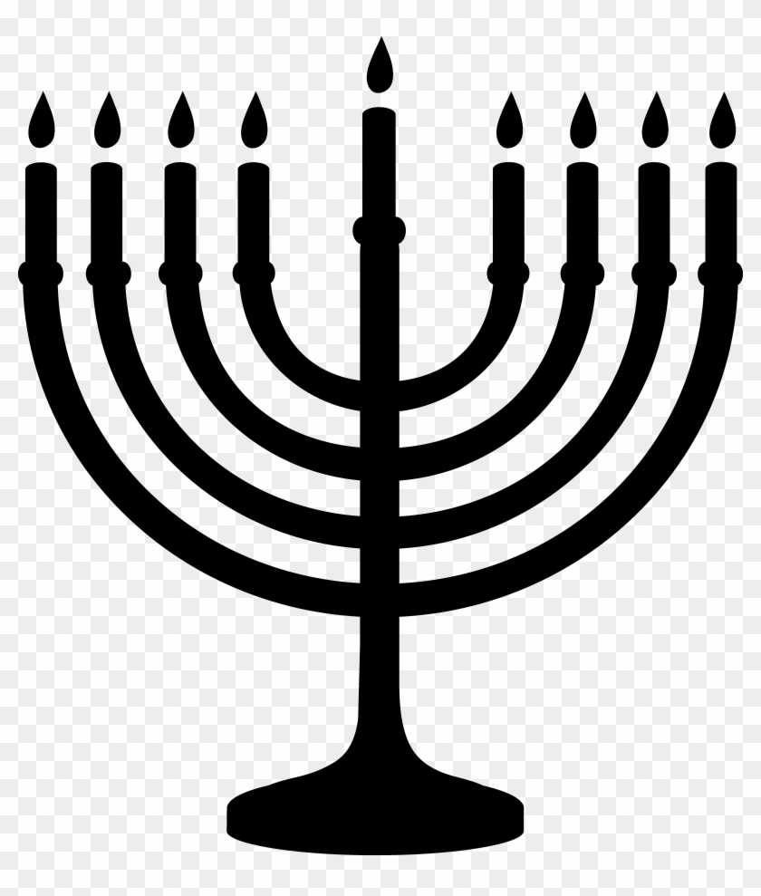 Jewish - Judaism Menorah Clipart #1114739