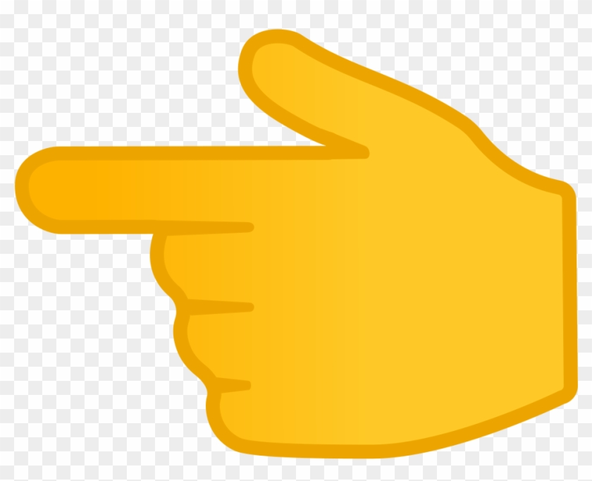 Backhand Index Pointing Left Icon - Dedo Apontando Emoji Clipart #1114743