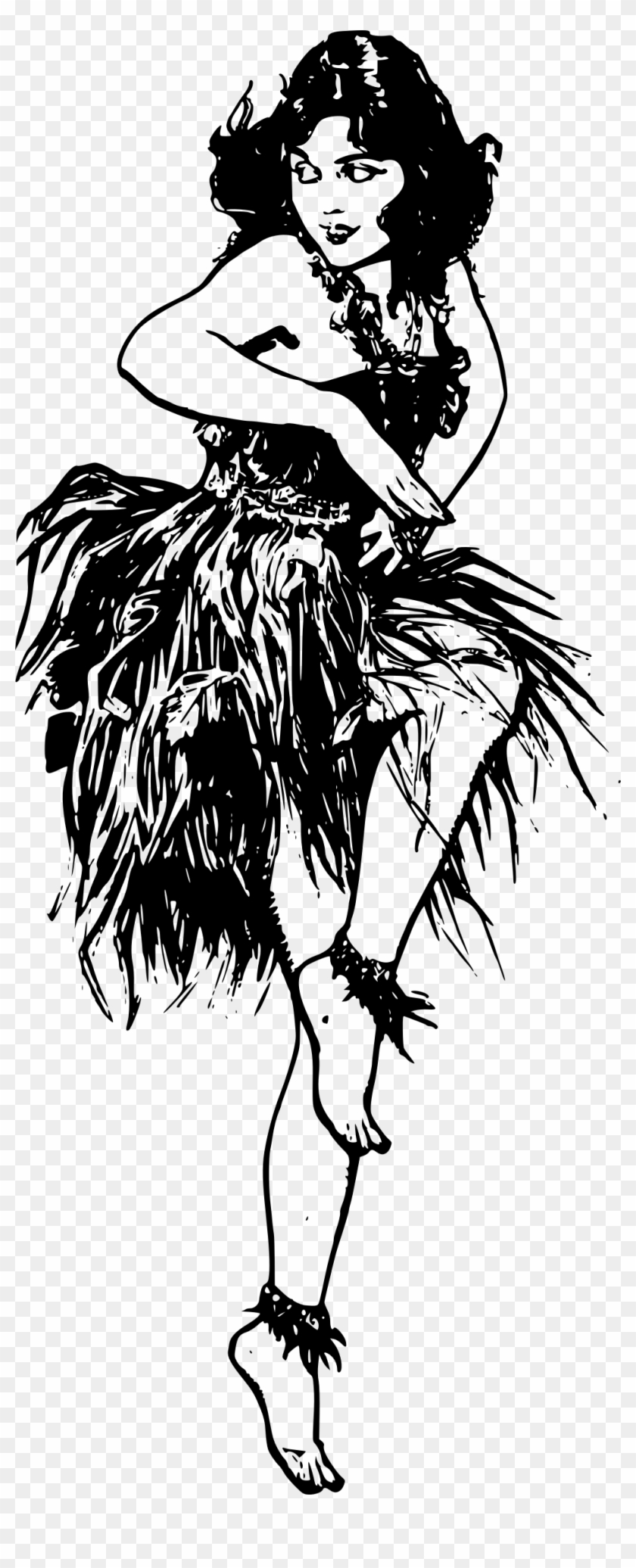 This Free Icons Png Design Of Hawai'ian Dancer Clipart #1115024