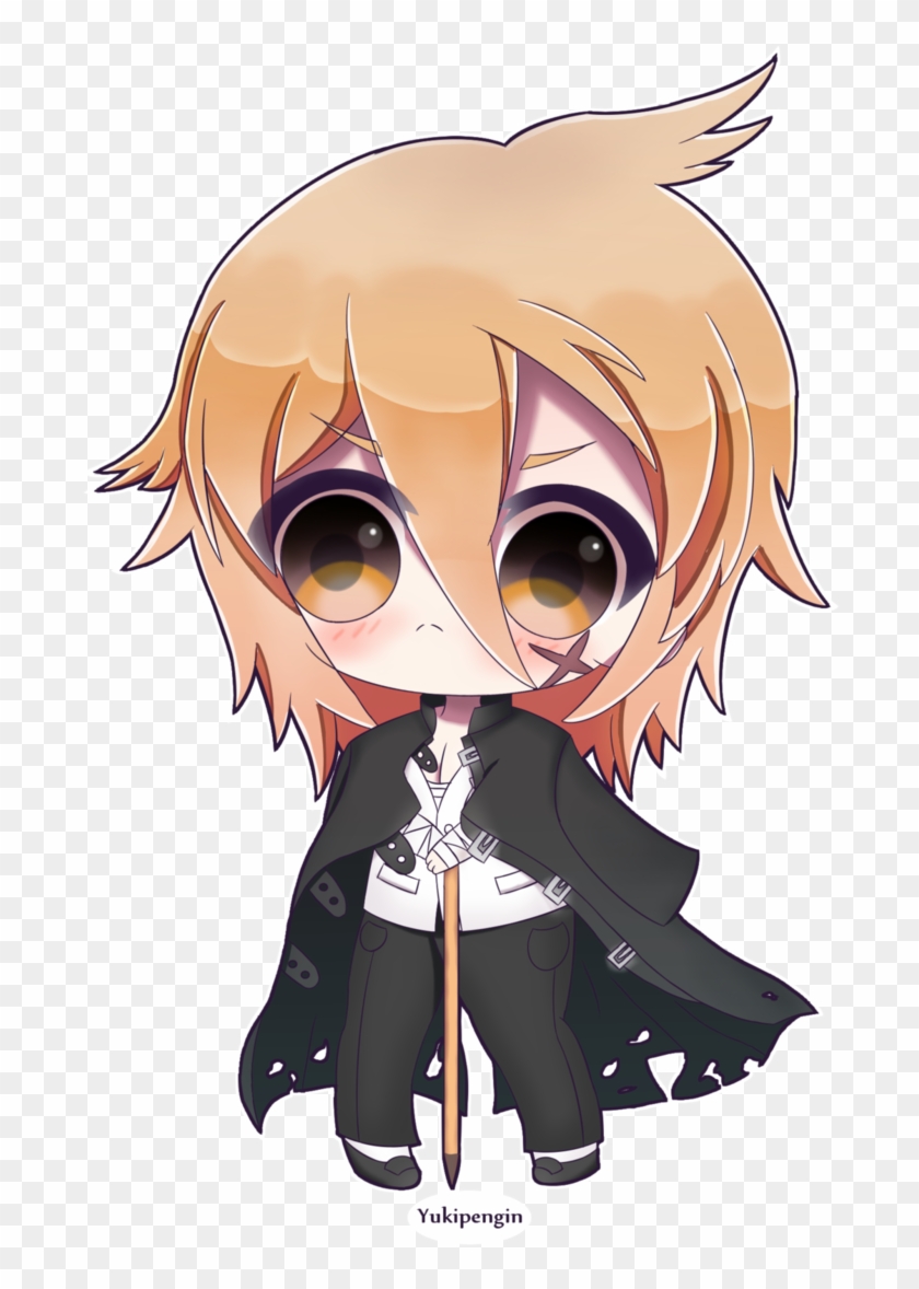 Yandere Anime Boy - Yandere Simulator Male Rivals Chibi Clipart
