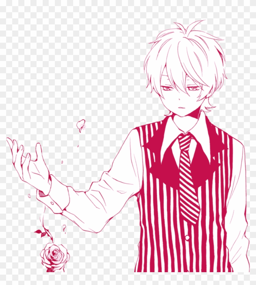 Anime Boy Manga Pink , Png Download Clipart #1115174