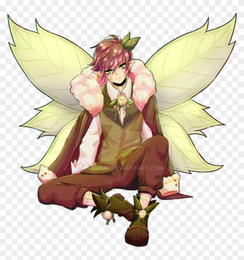 Transparent Fairy Boy - Forest Fairy Anime Boy Clipart