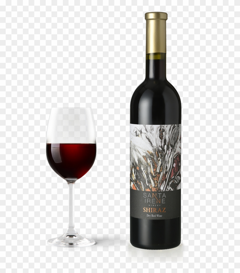Shiraz With Glass Of Wine - Wine Glass Clipart #1115855