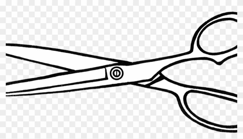 Scissor Clipart Black And White - Clip Art Scissors - Png Download