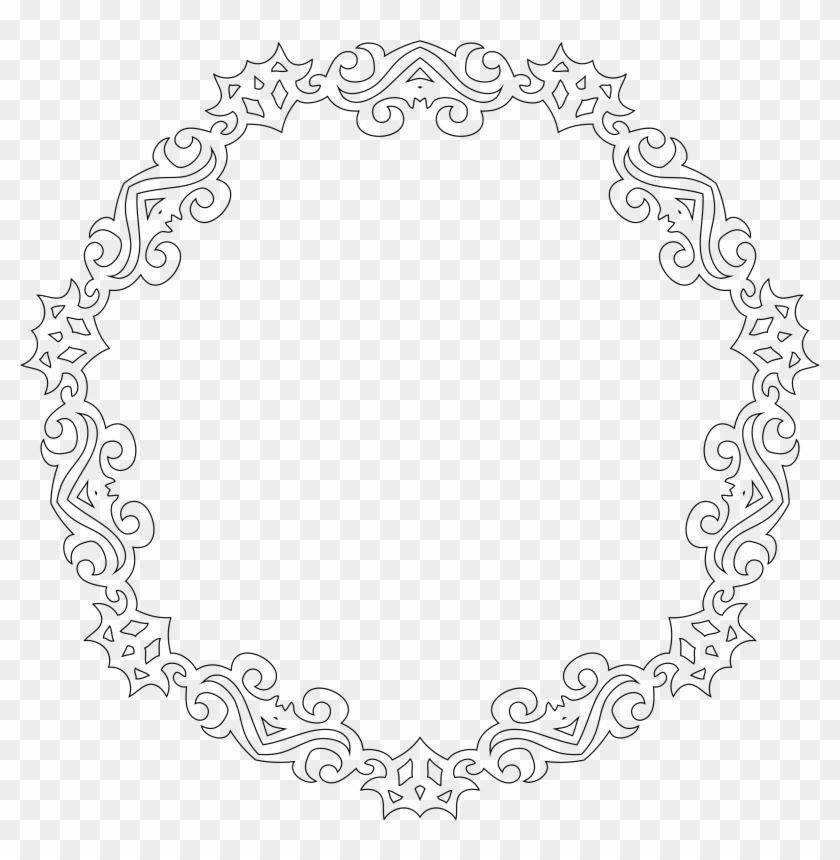 This Free Icons Png Design Of Decorative Line Art Frame Clipart