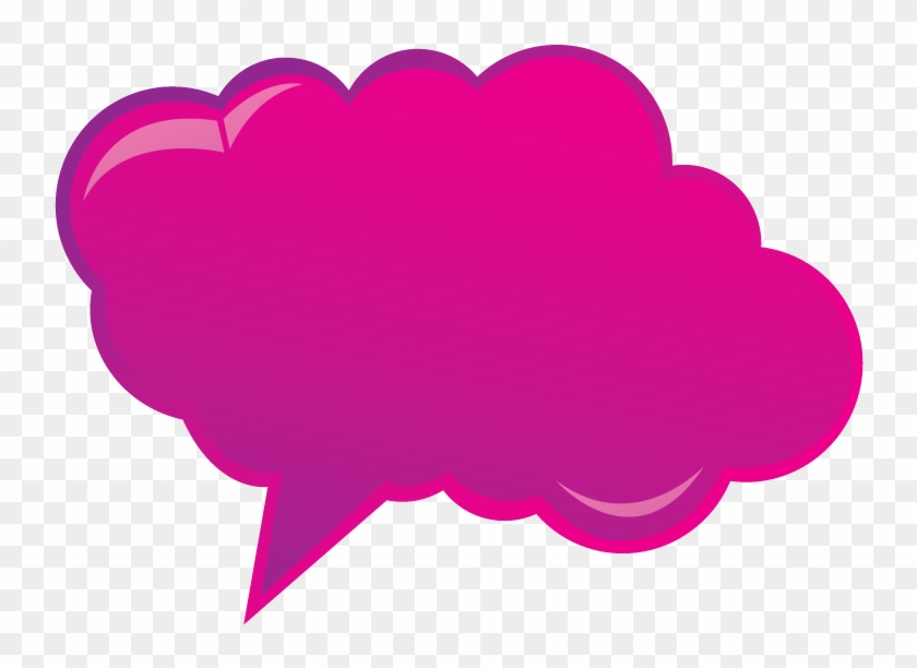 Happy Talk, Keep Talking Happy Talk » Pink Cloud Bubble Clipart #1117059