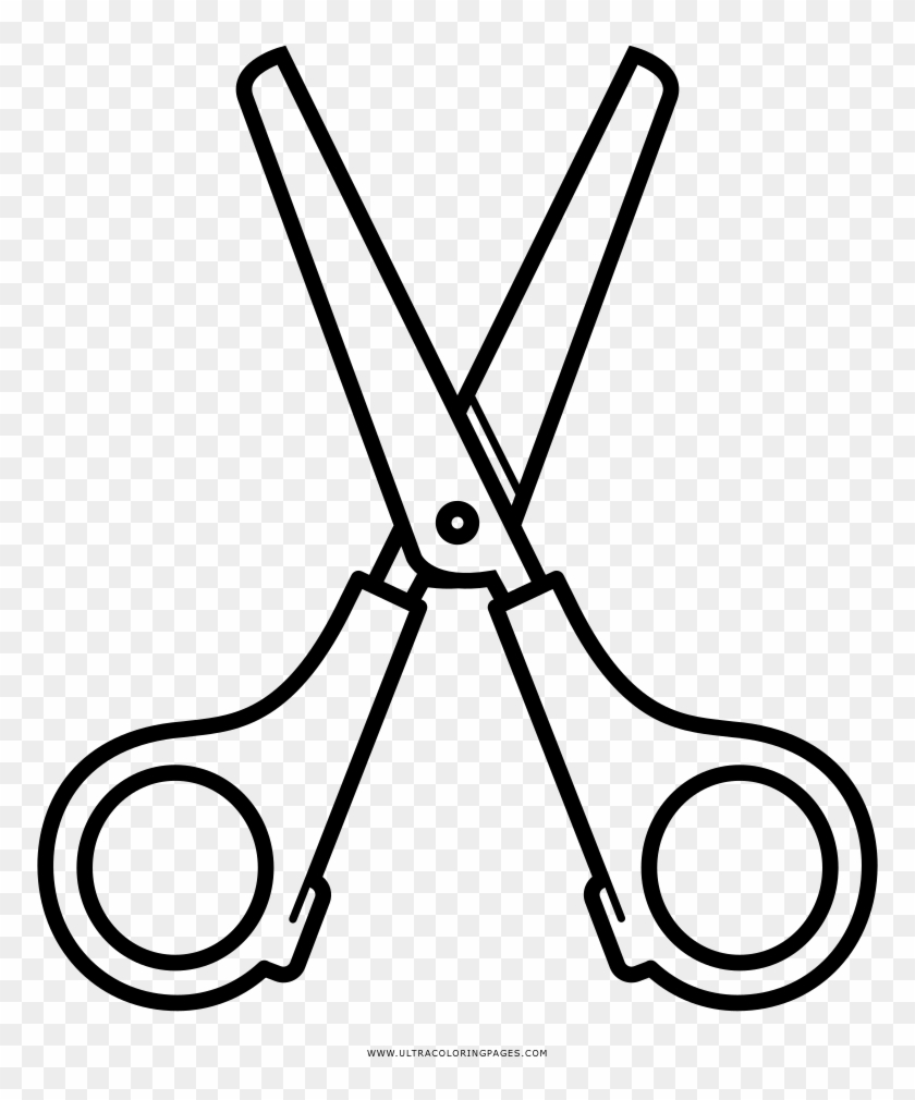Noted Scissors Coloring Page Ultra Pages Scissor - Coloring Picture Of Scissors Clipart #1117061