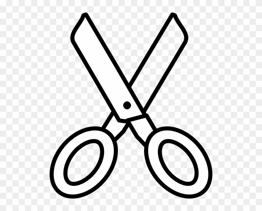 Scissors - Clip Art Black And White Scissors - Png Download
