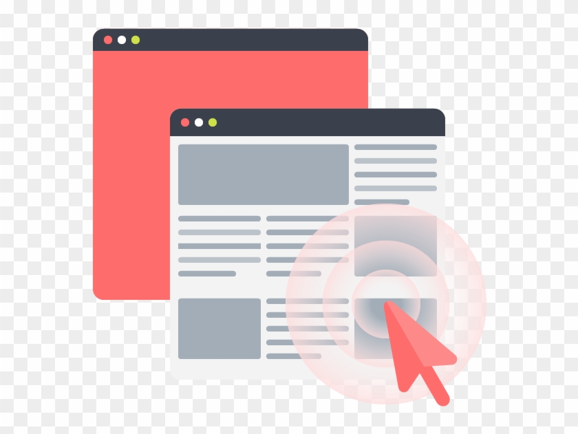 Onclick Popunder Ads - Ad Formats Icon Clipart