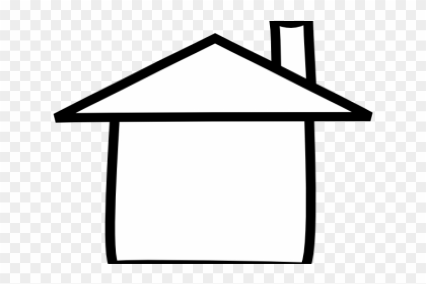 Cartoon Outline Of A House Clipart