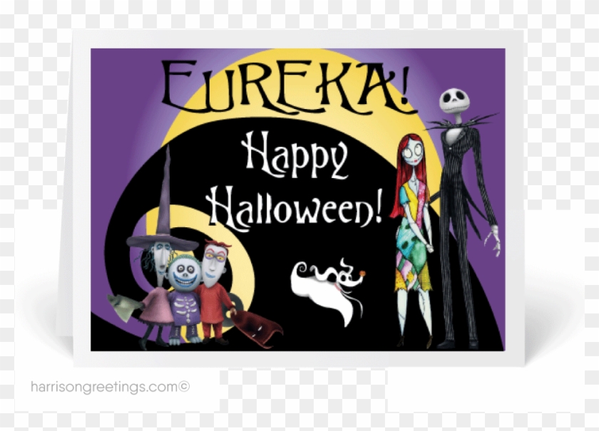 Nightmare Before Christmas Halloween Card [12680] - Nightmare Before Christmas Saying Happy Birthday Clipart #1117787