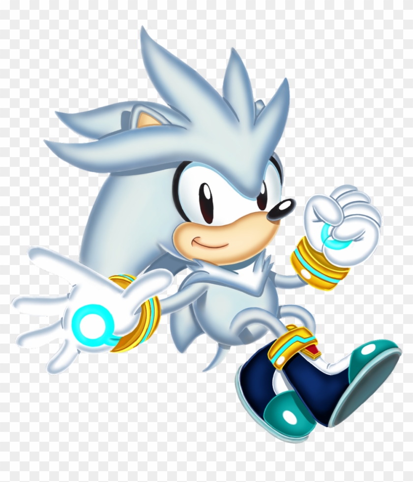 Classic Silver The Hedgehog Clipart