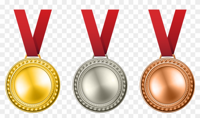 Gold Silver And Bronze Medals Png Photo - Gold Silver Bronze Medals Clipart Transparent Png #1118496