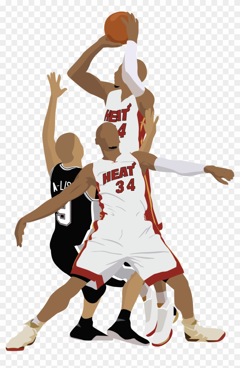 Ray Allen Vector Illustration Clipart
