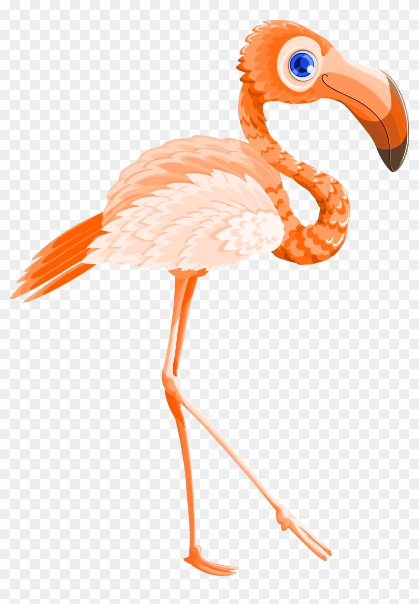 Flamingo Bird Vector Png Transparent Image - Greater Flamingo Clipart #1118833
