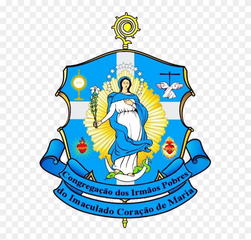 Brasão Da Congregação Dos Irmãos Pobres Do Imaculadocoração - God Clipart #1118907