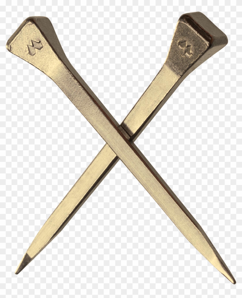 Mustad Endura Esl-pitch Hoof Nails, Crossed - Nail Clipart