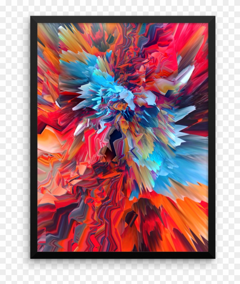 #graffiti Glitch Framed Photography Print - Modern Art Clipart