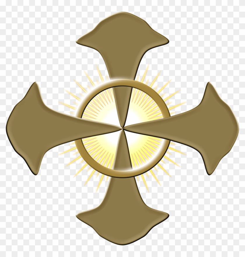 This Free Icons Png Design Of Radiant Cross Clipart #1119390