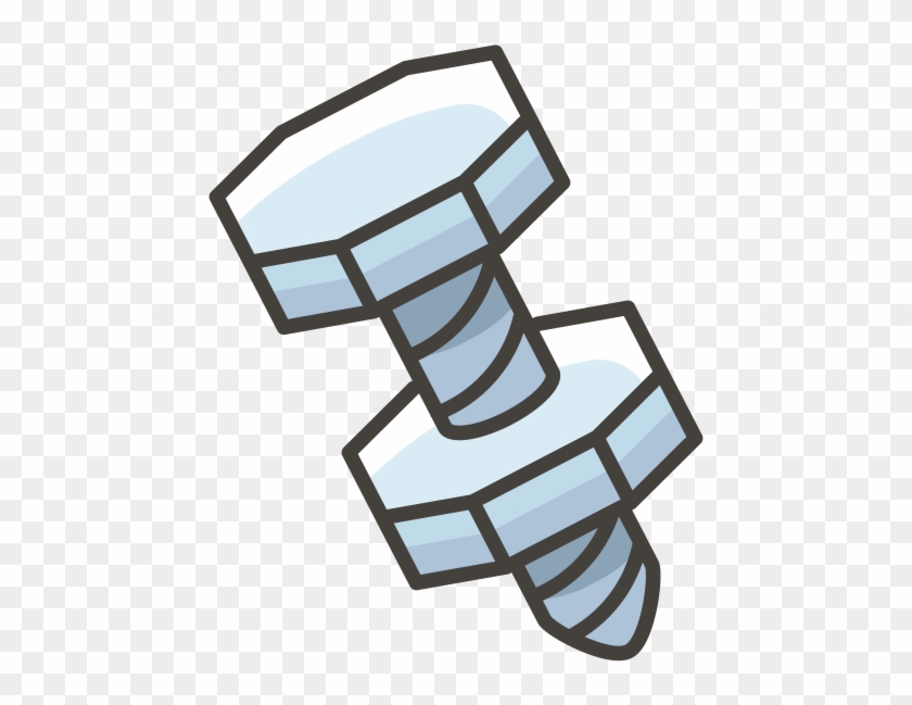 Nut And Bolt Emoji - Mur Baut Vector Clipart #1119742