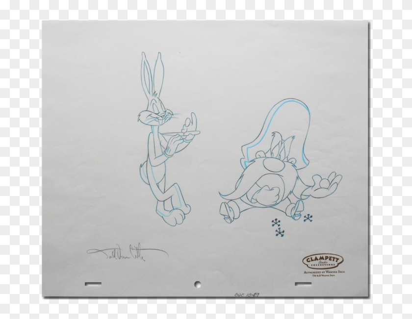 Warner Bros Animation, 1980s, Original Studio Art, - Sketch Clipart