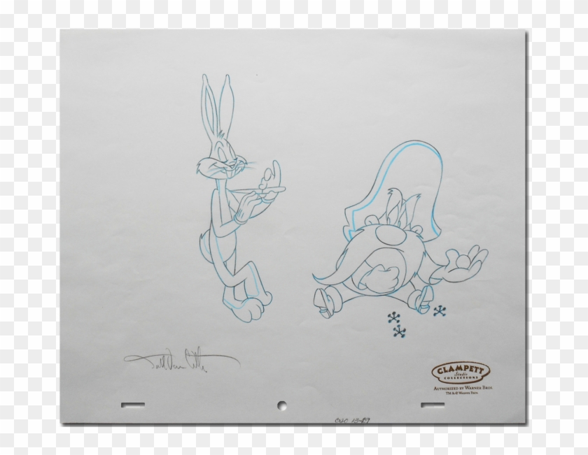 Warner Bros Animation, 1980s, Original Studio Art, - Sketch Clipart #1119954