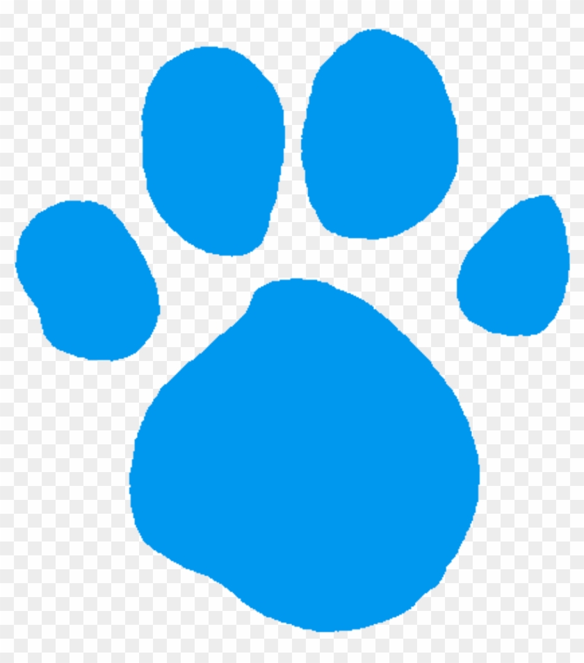 Blues Clues Paw Print - Blues Clues Blue Pawprint Clipart