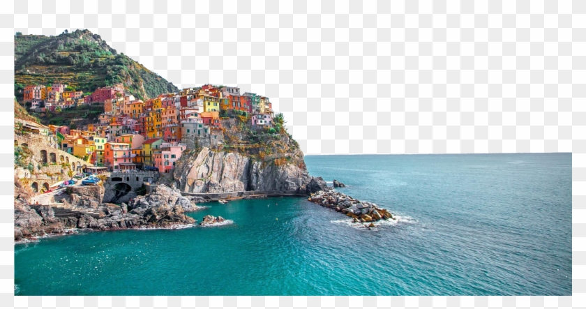 Italian Architecture By The Beach - Manarola Clipart #1120258