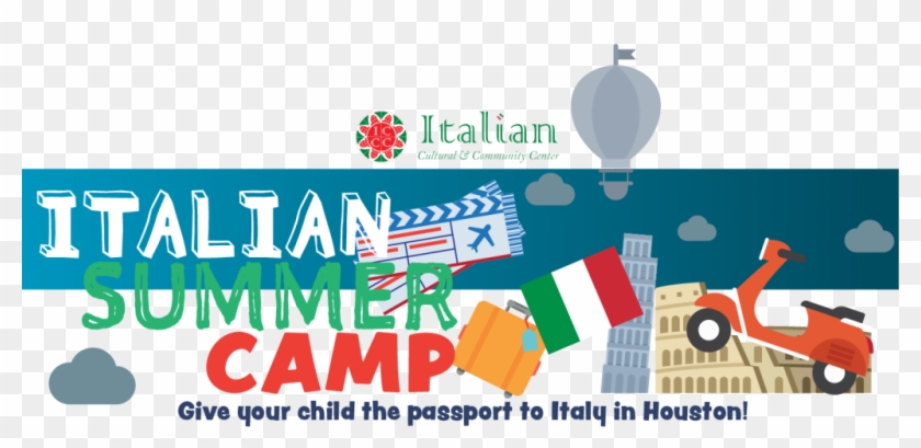 Children Will Be Immersed Into The Richness And Beauty - Italian Summer Camp Clipart #1120294