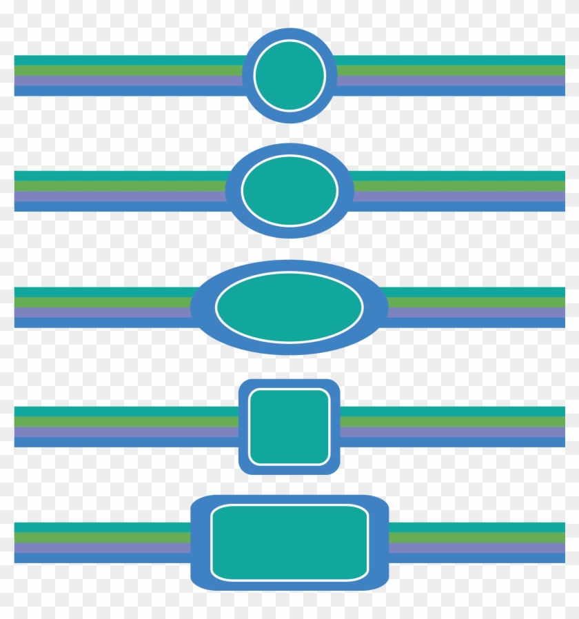 Blue Border Frame Decorative - กรอบ ตกแต่ง สี ฟ้า Clipart