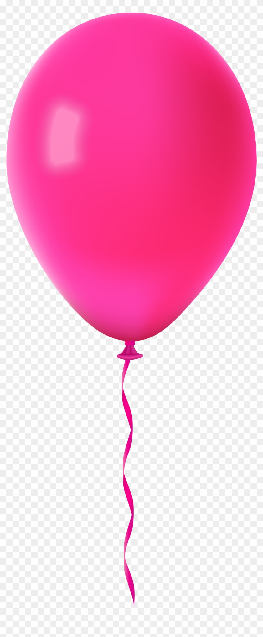 Pink Balloon Transparent Png Clip Art Image - Red Balloon Png #1120680