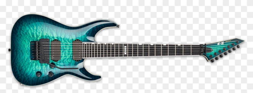 Black Turquoise Burst - Esp Kirk Hammett Purple Clipart #1120681