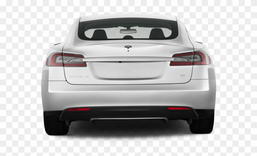 Tesla Clipart Car Back - Tesla Model S Back View - Png Download