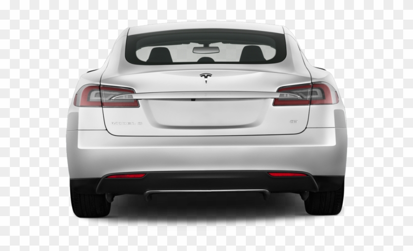 Tesla Clipart Car Back - Tesla Model S Back View - Png Download #1120923
