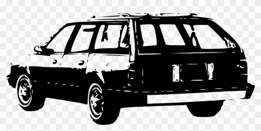 Clipart Car Back - Car With Long Back - Png Download