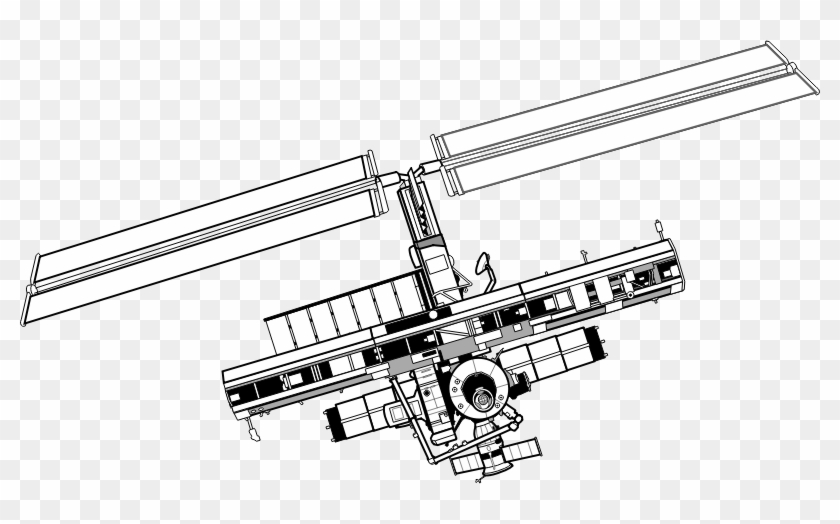 Medium Image - International Space Station Cartoon Clipart #1121234