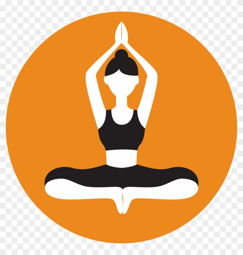Yoga Health Icon - Yoga Ico Clipart #1121282