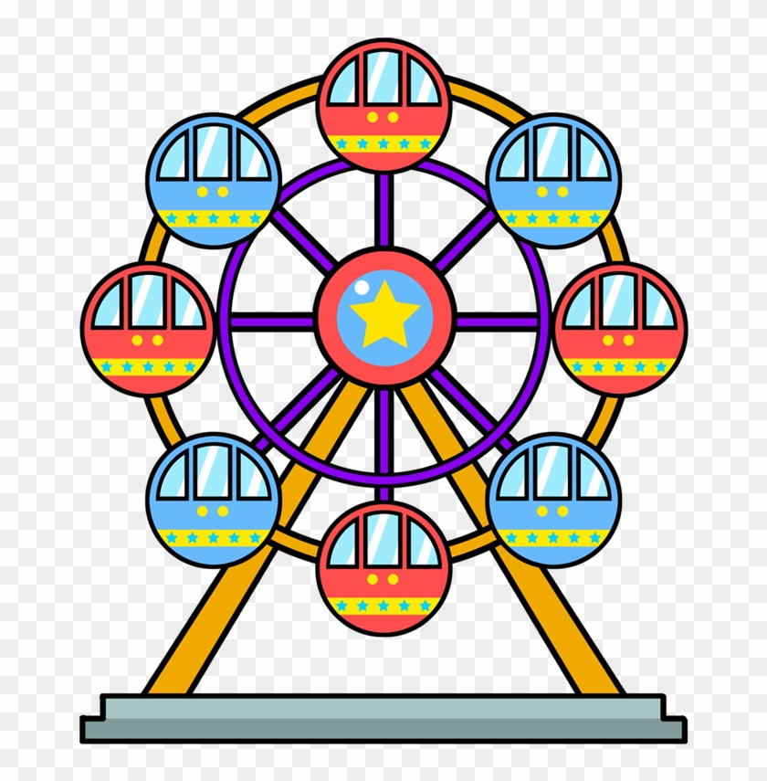 Ferris Wheel Clipart Kid - Ferris Wheel Clipart - Png Download #1121381
