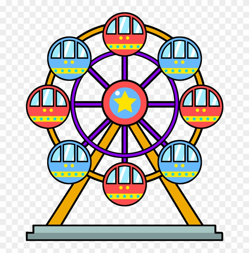 Ferris Wheel Clipart Kid - Ferris Wheel Clipart - Png Download