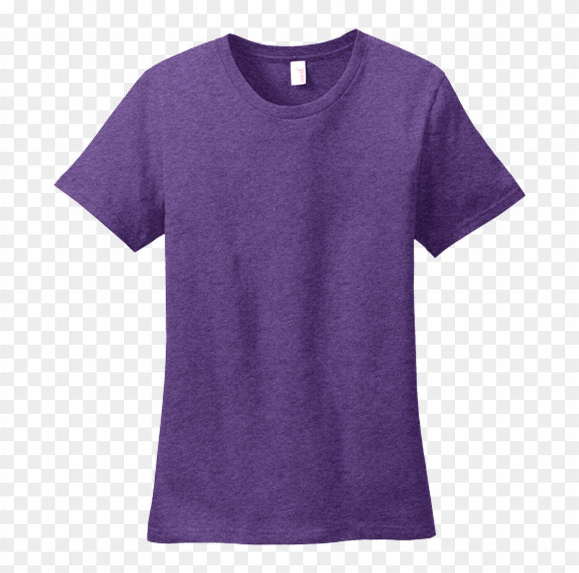 Anvil Ladies 100 Ring Spun Cotton T - Anvil 980 Heather Purple Clipart #1121412