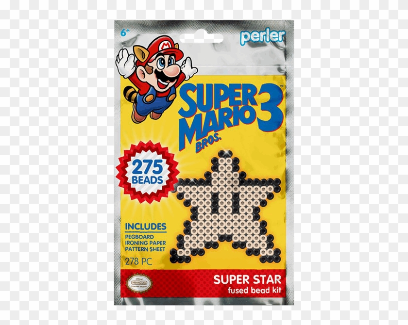 Super Mario Bros - Super Mario Perler Bead Clipart