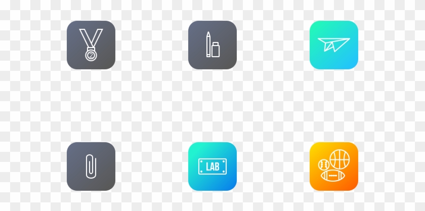 School And Education Vol 2 Icon Pack - Colorfulness Clipart