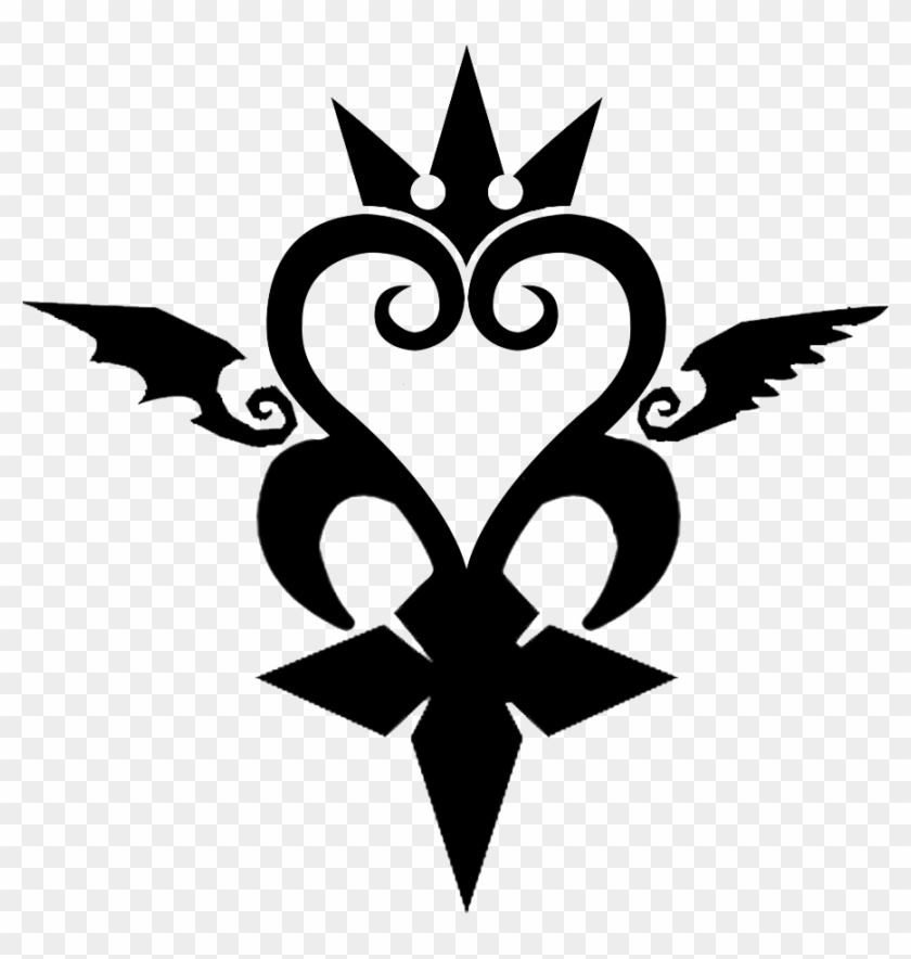 Kingdomhearts - Kingdom Hearts Symbol Render Clipart