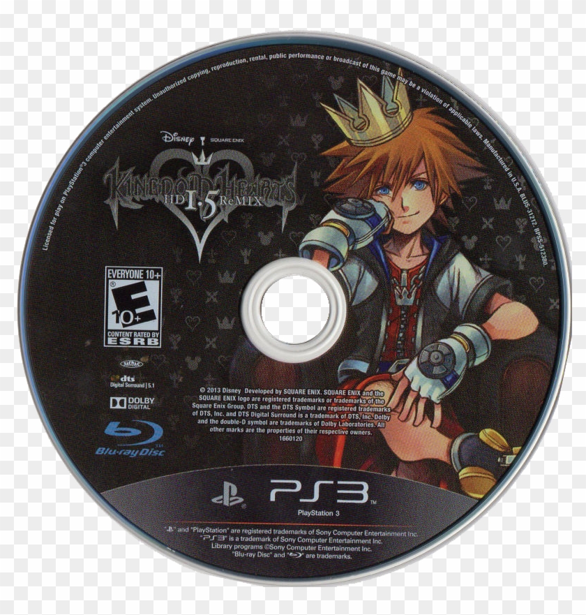 Kingdom Hearts Hd - Kingdom Hearts 3 Disc Art Clipart