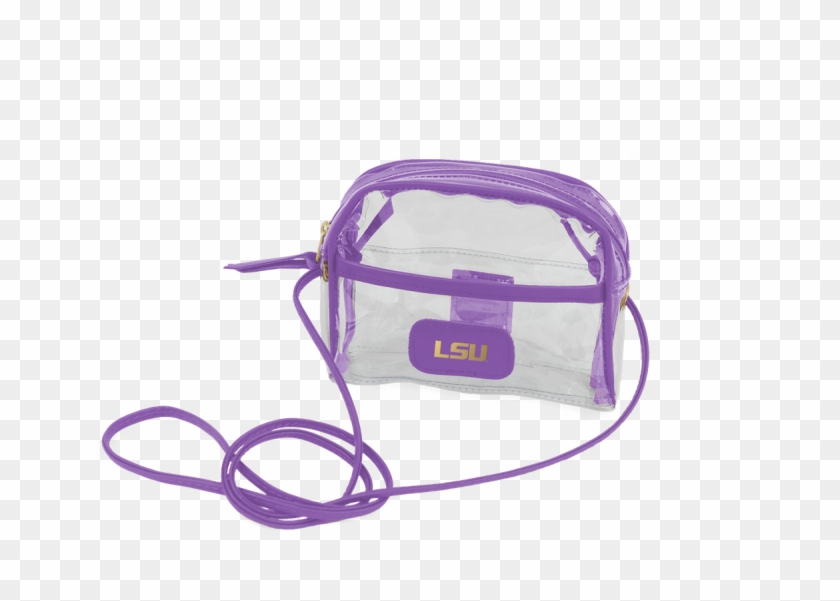Handmade & Personalized Leather Louisiana State University - Jon Hart Clear Purse Clipart