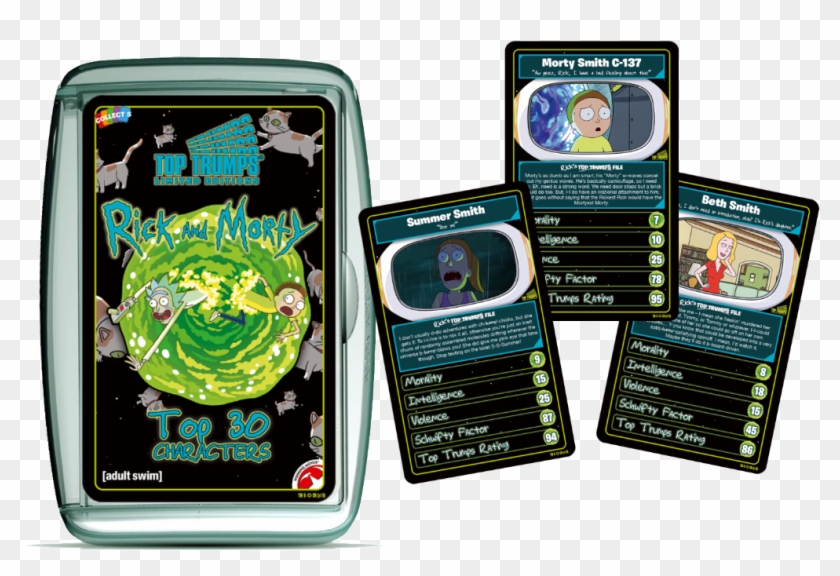 Wma Top Trumps Rick & Morty Rrp $10 - Rick And Morty Top Trumps Clipart