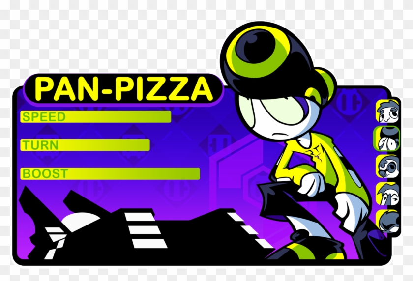 Pan-pizza Stats Rebeltaxi's The Car - Cartoon Clipart