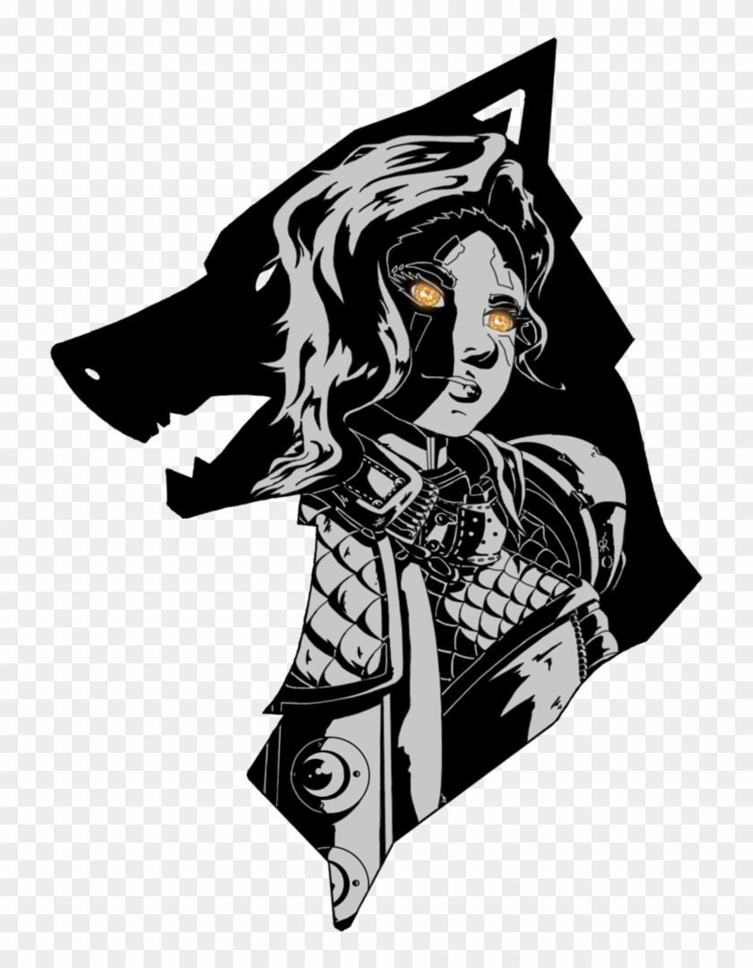 Ana Drawing Powerful Woman - Destiny 2 Ana Fanart Clipart