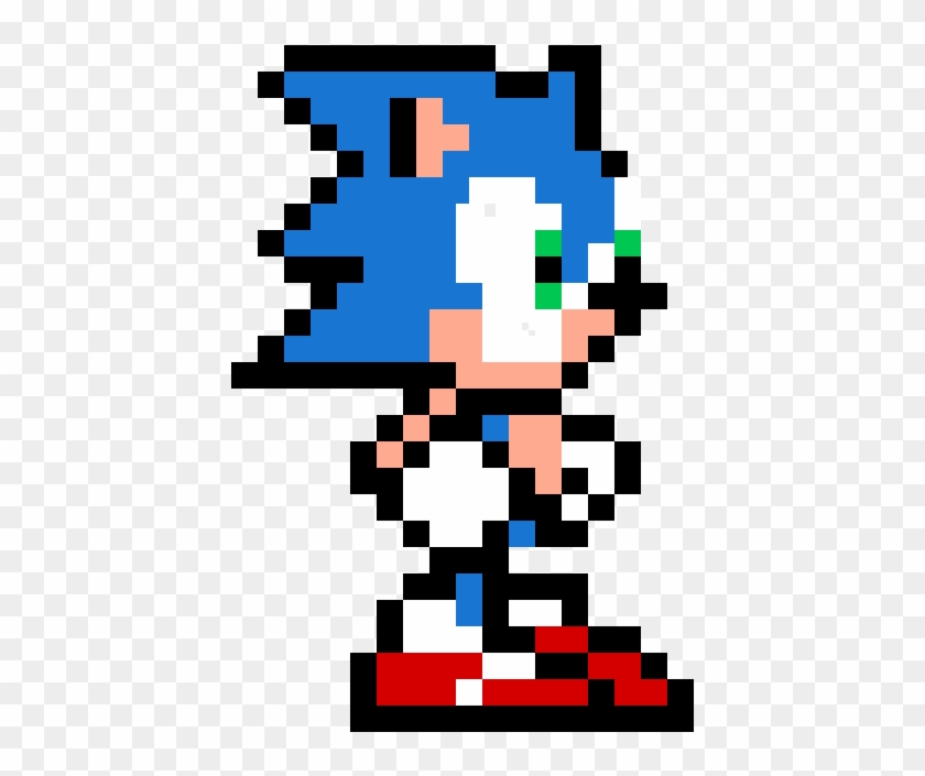 Classic Neo Geo Sonic - Pixel Arts En Minecraft Clipart